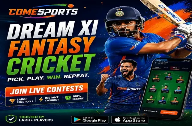 Come To Win (come to win) fantasy cricket & matchday visual 1